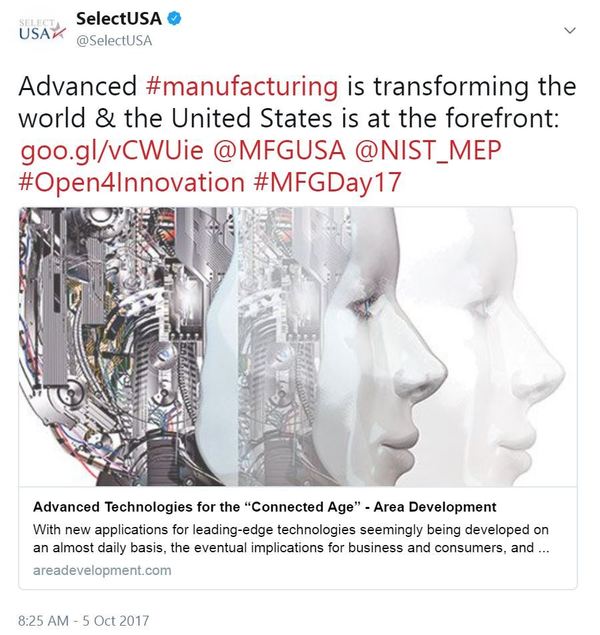 Advanced #manufacturing is transforming the world & the United States is at the forefront