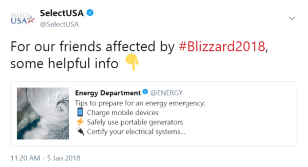 For our friends affected by #Blizzard2018, some helpful info