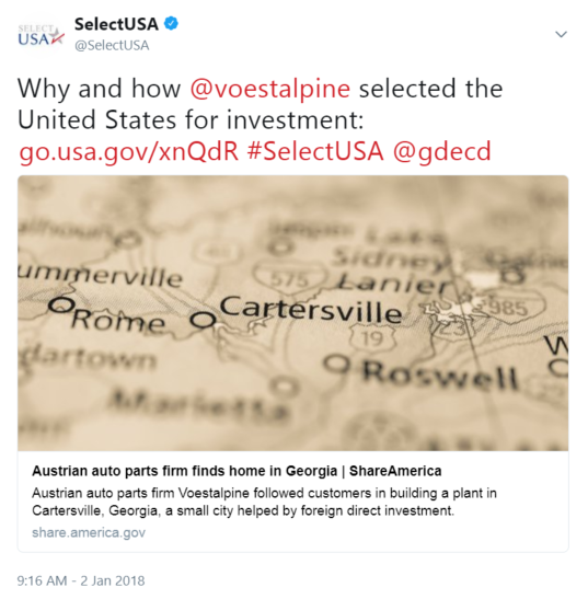 Why and how @voestalpine selected the United States for investment