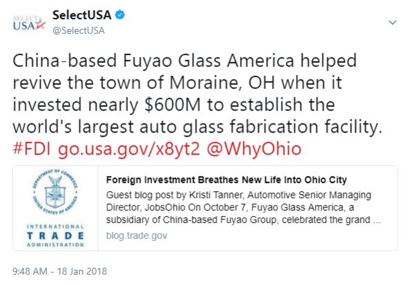 China-based Fuyao Glass America helped revive the town of Moraine, OH when it invested nearly $600M to establish the world's largest auto glass...
