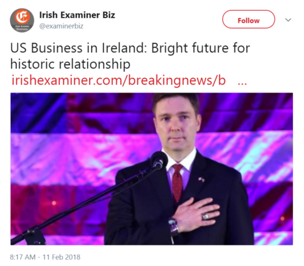 US Business in Ireland: Bright future for historic relationship