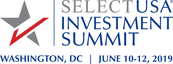 Logo for the 2019 SelectUSA Investment Summit (color)