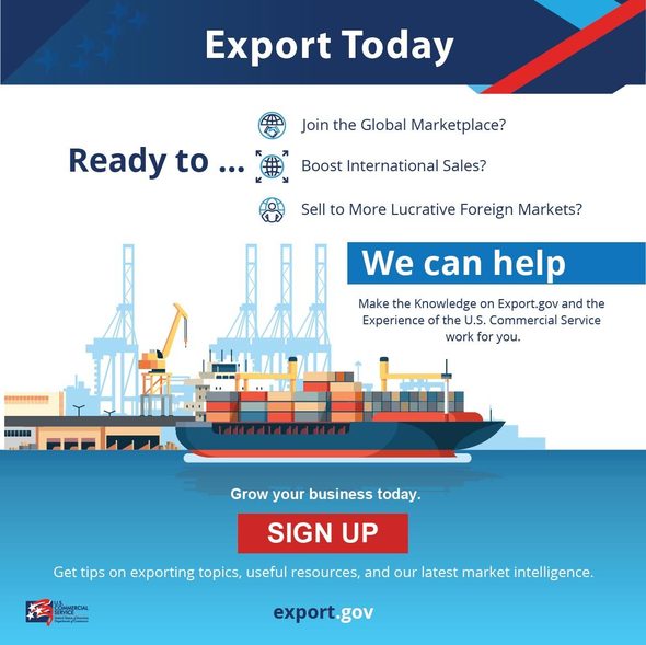 Export Today Sign Up