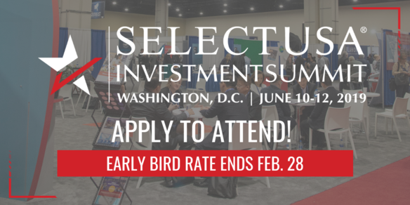 SelectUSA Investment Summit - Early Bird Rate Ends Feb. 28