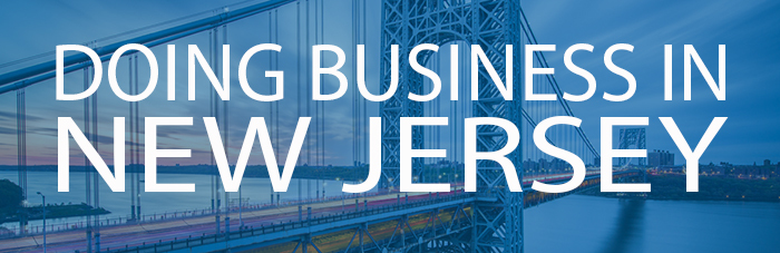 Doing business in New Jersey header