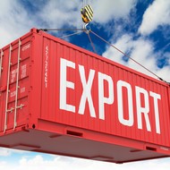 Export shipping container