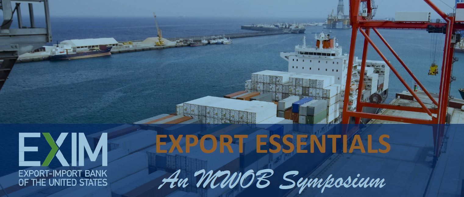 Join Us In-Person: Export Essentials - An ExIm Bank MWOB (Minority ...