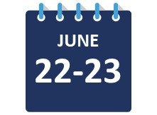 June 22-23 Calendar Graphic