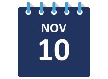 November 10 Calendar Page