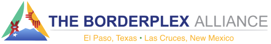 The Borderplex Alliance Logo - with the name of the city El Paso in Texas and Southern New Mexico