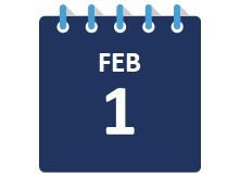 Feb 1 Calendar Page