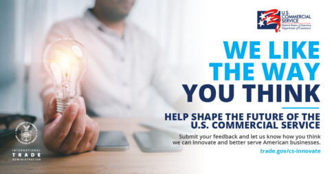 Help Shape the U.S. Commercial Service - with QR code