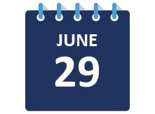 June 29 Calendar Image