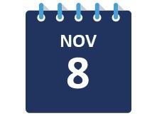 November 8 Calendar Page