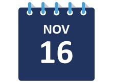 November 16 Calendar Page