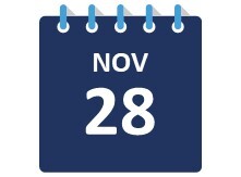 November 28 Calendar Page