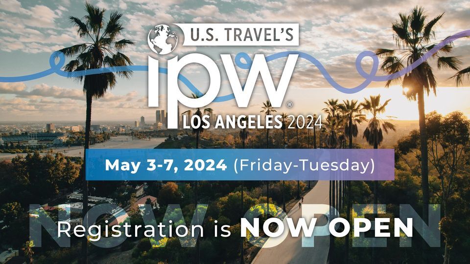 Join IPW, the U.S’ largest inbound travel trade show, May 3-7, 2024  
