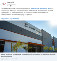SelectUSA LinkedIn Screenshot