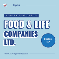 Food & Life Companies LTD from Japan invest in the U.S., Boston, MA.