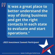 Investment Summit Testimonial