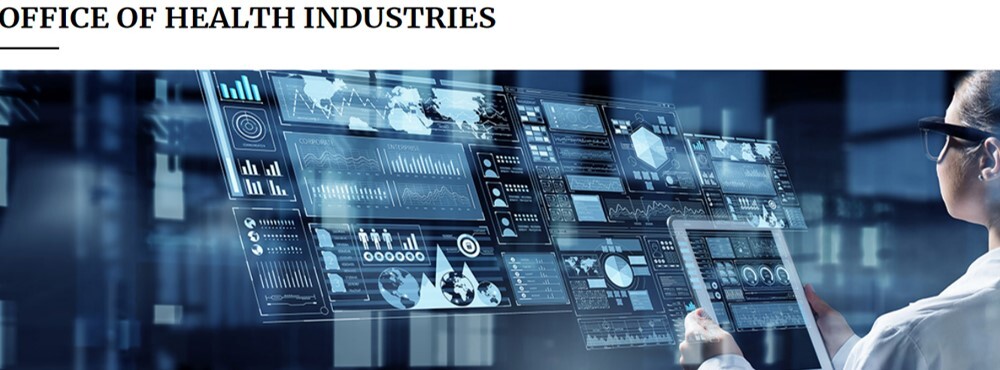 Banner for ITA's Office of Healthcare Industries