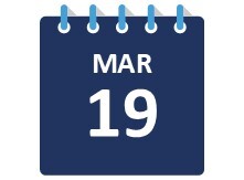 March 19 Calendar Page