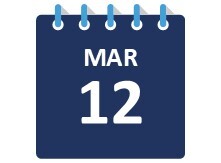 March 12 Calendar page