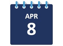April 8 Calendar Page