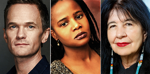 Neil Patrick Harris, Edwidge Danticat, Joy Harjo