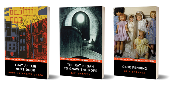 Three titles will launch the Library of Congress Crime Classics Series in spring 2020.