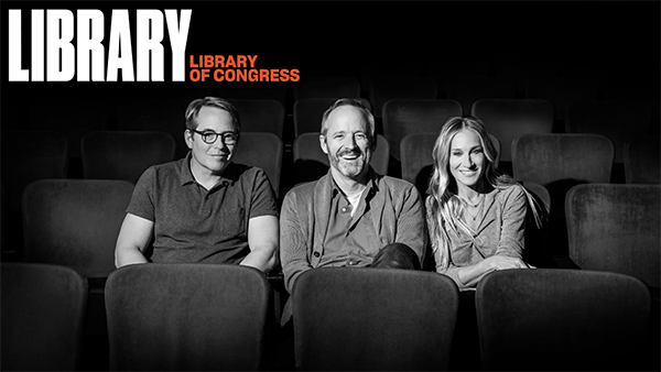 Matthew Broderick, John Benjamin Hickey and Sara Jessica Parker sit together in a theater