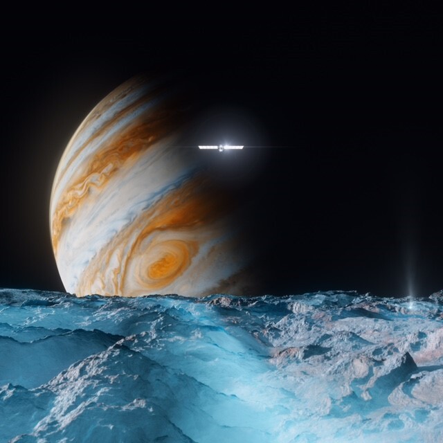 Artwork for NASA Europa Clipper mission