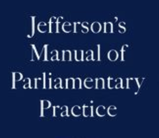 Jeffersons Manual of Parliamentary Practice