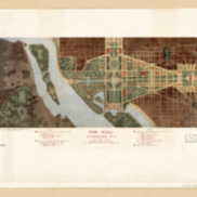 Map of the National Mall, Washington DC