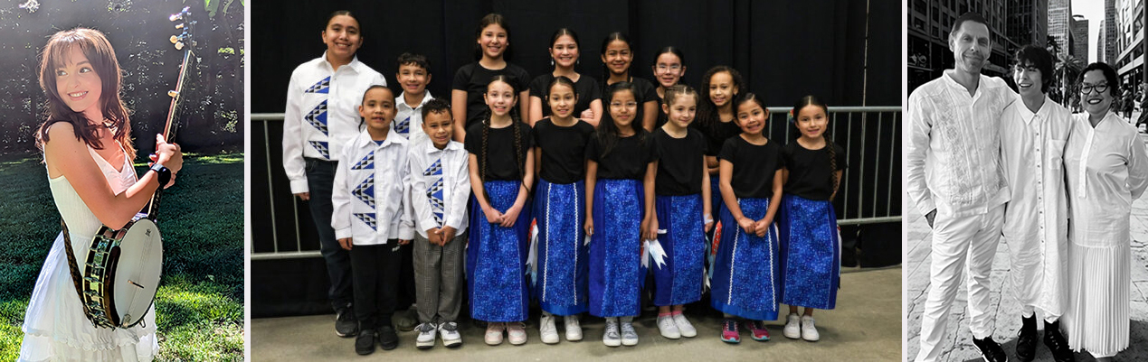 Bayla Davis, Maȟpíya Lúta choir, and Familia Gonzales Flores will appear at the concert