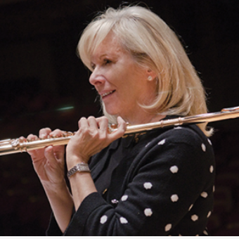 Lorna McGhee, principal flutist of the Boston Symphony Orchestra