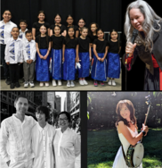 American folklife center collage of concert artists performing