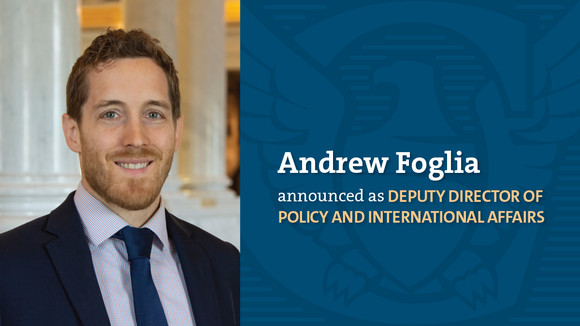 Andrew Foglia Announcement