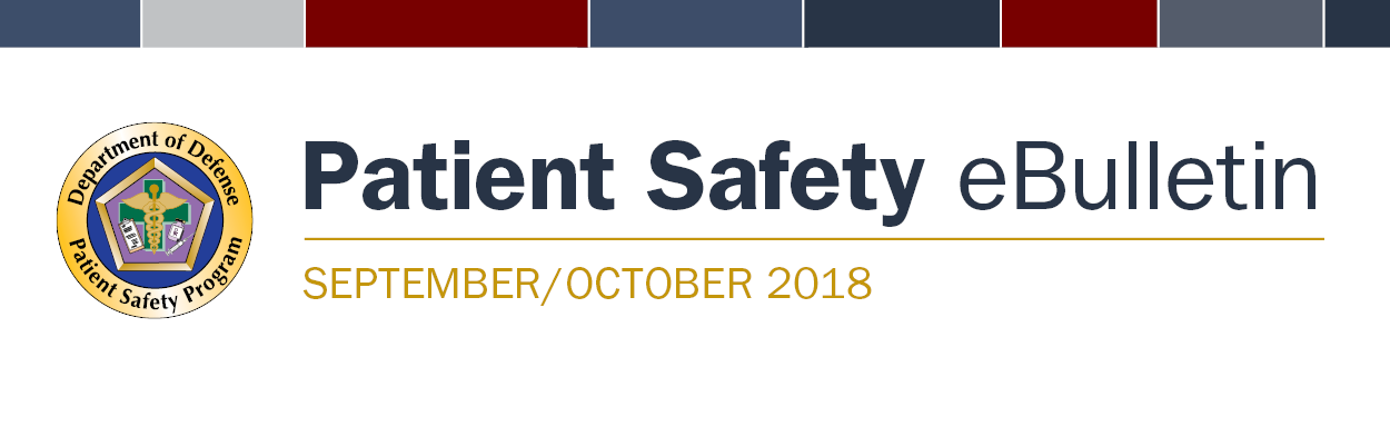 Patient Safety E-bulletin Header Graphic