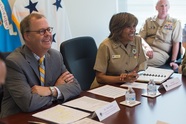 McCaffery with VADM Bono