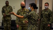 senior leaders visiting hospital