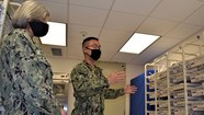 Navy corpsman supports hospital