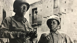 Lt. Gen. George S. Patton and Brig. Gen. Theodore Roosevelt Jr