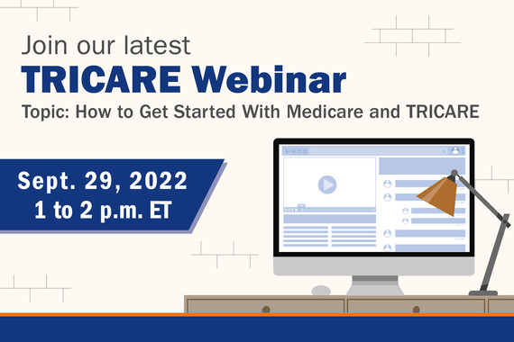 A graphic promoting the Sept. 29 TRICARE webinar
