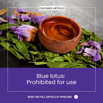 Blue lotus: Prohibited for use