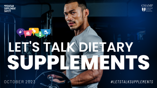 Let's Talk Dietary Supplement 2023