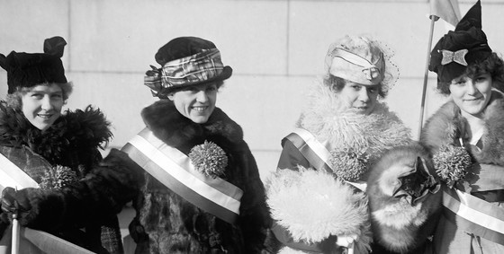 Suffragists in "Winning the Vote"