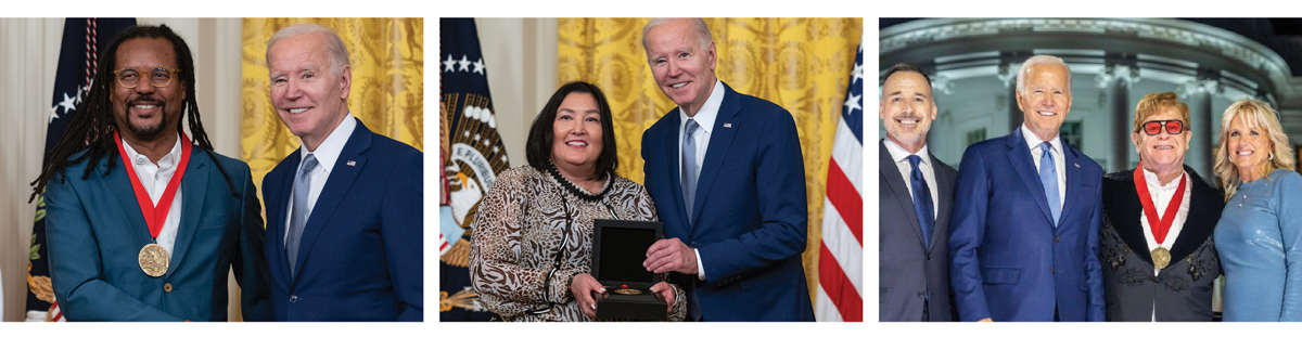 2021 National Humanities Medalists: Colson Whitehead, Native America Calling, Sir Elton John