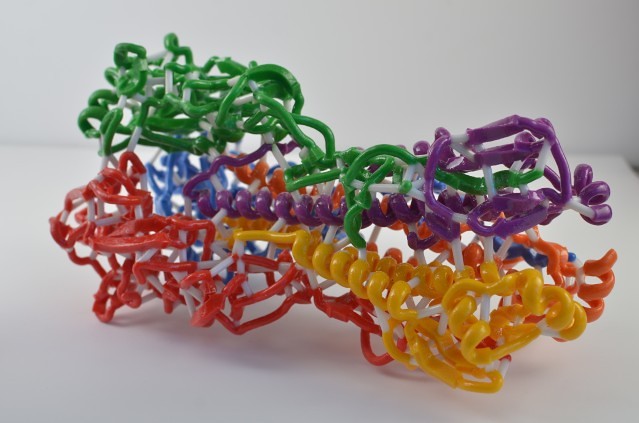 3D flu protein