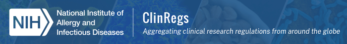 NIH/NIAID ClinRegs Banner